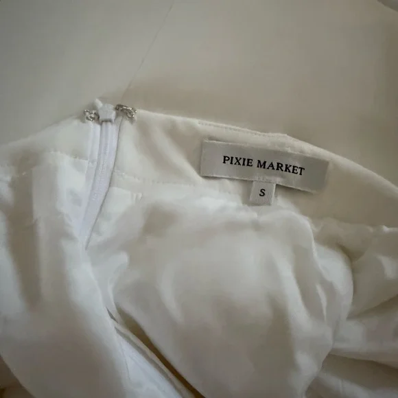 Pixie Market Cream Midi Pencil Skirt - sold out in stores. Size S - Picture 5 of 13